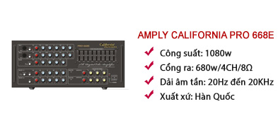 Amply California PRO 668E
