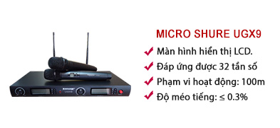 Micro Shure UGX9